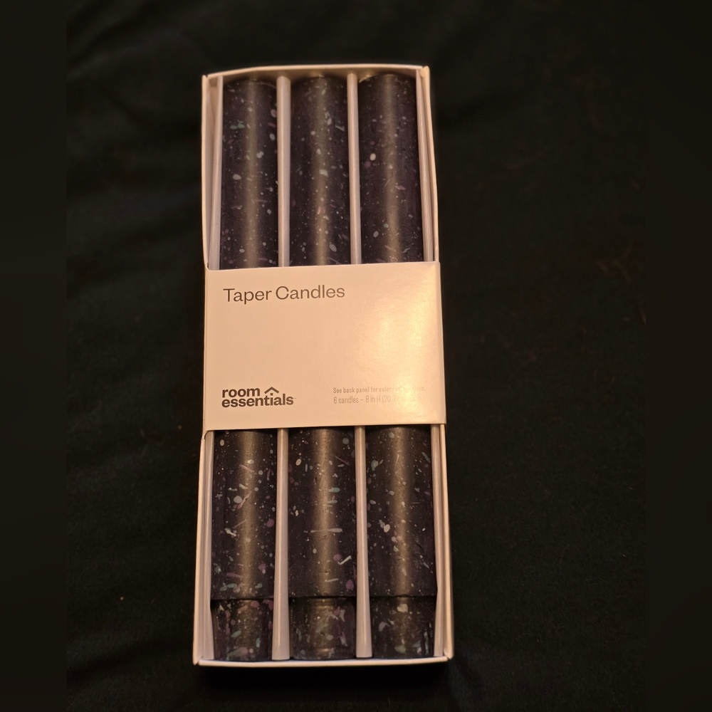 Set Of 6 8" Taper Candles - Picture 1 of 2